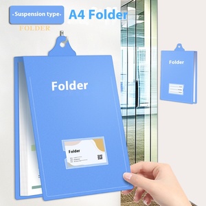 Phiên bản dọc A4 treo thư mục Hội Đồng Quản trị Clip PP vật liệu tập tin hộp cho văn phòng lưu trữ nhân viên đăng ký tài chính - Product Image 2