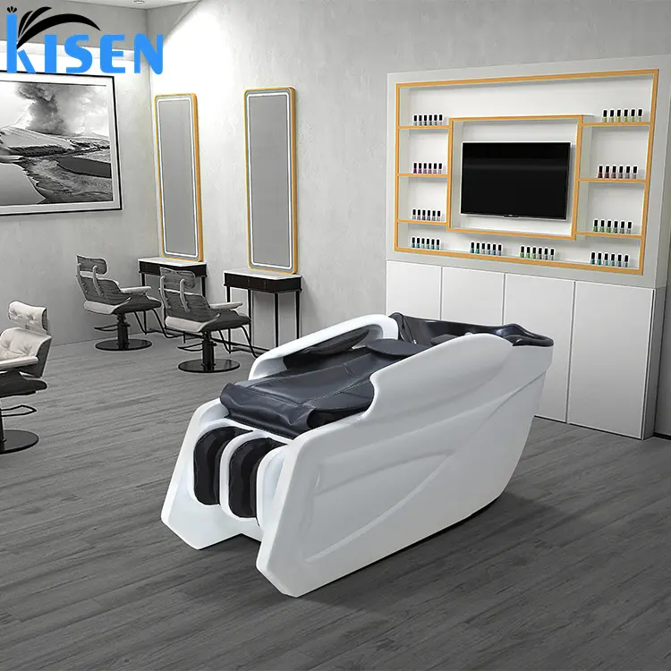 Kisen-Silla de masaje de cuerpo completo, nuevo modelo 3D de gravedad cero, mesas de masaje de pies de cuerpo completo, manta para camas
