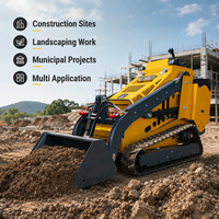 Mini-chargeuse sur chenilles compacte hydraulique EPA Euro 5 pour la ferme, livraison gratuite