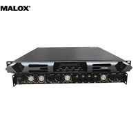 Amplificateur audio stéréo numérique professionnel MALOX DA18K4 18000W 4 canaux 1U de classe D avec boîtier métallique pour une conception portable