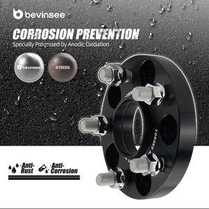 BEVINSEE ชุดส<span class=keywords><strong>เป</strong></span>เซอร์ล้อ 2 ชิ้น ขนาด 20 มม. <span class=keywords><strong>ส</strong></span>ำหรับรถเทสล่า รุ่น <span class=keywords><strong>3</strong></span> แบบมาตรฐาน / ระยะไกล - Product Image 5