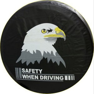 Logo personnalisé 4wd 13 "14" 15 "16" 17 "20 pouces Housse anti-poussière pour <span class=keywords><strong>pneu</strong></span> de secours pour véhicules tout-terrain <span class=keywords><strong>4x4</strong></span> - Product Image 5