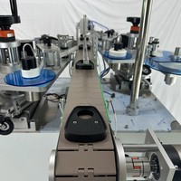 Machine d'étiquetage automatique double face pour boîtes de filtres, cartons plats et boîtes carrées, équipement d'étiquetage à convoyeur électrique