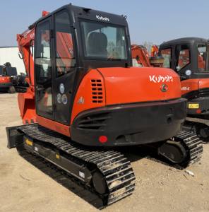 Miniexcavadora Kubota kx185 usada de alta calidad, excavadora pequeña usada Kubota kx165 kx183 de 6, 7 y 8 toneladas a bajo precio en stock - Product Image 1