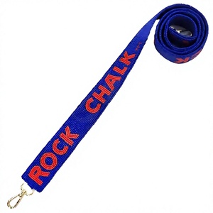 Rock Chalk Correa con cuentas Hecho a mano University of Kansas Spirit Accesorio para Game Day Tailgating y Jayhawks Fans Estilo todos los días - Product Image 1