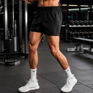 Pantalones Cortos Deportivos Casuales para <span class=keywords><strong>Hombre</strong></span>, con Bolsillos con Cremallera, de Secado Rápido, para Correr - Product Image 1