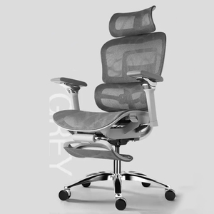 Modern Full Mesh Ergonomic Office <b>Chair</b> Adjustable <b>Back</b> Seat Height Adjustment Stainless Steel Base-Factory Direct - Product Image 3