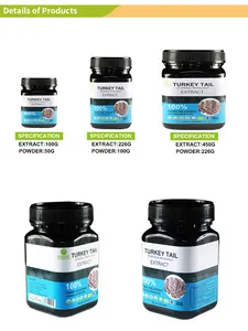 OEM/ODM травяной 7 гриб экстракт порошка 100 г, maitake Львиная Грива chaga shiitake cordyceps <span class=keywords><strong>ganoderma</strong></span> экстракт 30% Полисахариды - Product Image 4