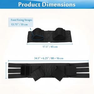 Customized Adjustable Wheelchair Leg Restraint Strap for Elderly Patient Safety, Wheelchair Leg Support Belt - Product Image 2