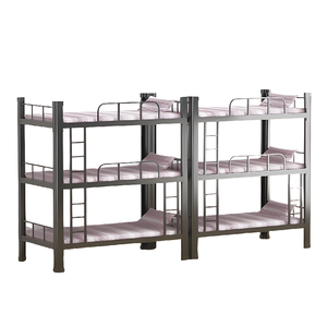 เตียงสามชั้นโลหะทันสมัยคุณภาพสูงสำหรับห้องนอน โรงแรม และอพาร์ตเมนต์ - Product Image 5