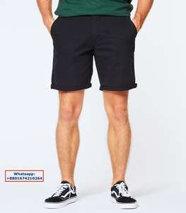 Pantalones cortos desgastados estilo Chino para hombre - Product Image 4