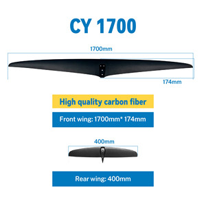 กระดานโต้คลื่นคาร์บอนไฟเบอร์ CY1700 คุณภาพสูงสำหรับทุกเพศ ขายส่ง ไฮโดรฟอยล์ วินด์เซิร์ฟ อีฟอยล์ อุปกรณ์กีฬาทางน้ำ - Product Image 2