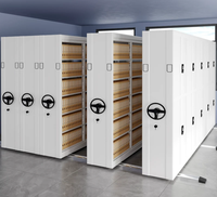 Étagères mobiles de classement de grande capacité pour bureau - Solution de gestion des archives à haut volume pour bibliothèques et archives