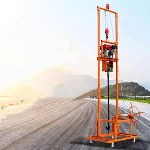 Nueva Máquina Perforadora Hidráulica de Pozos de Agua con Bomba y Motor a Gasolina, Profundidad Máx. 80m, Broca de Aleación, Uso Móvil en Construcción - Product Image 2