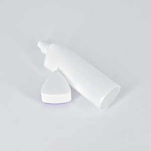 Vật Liệu Tái Chế 20Ml Nền Tảng Màu Trắng Kem BB Kem Đóng Gói Ống Với Tam Giác Đôi Tường Bìa - Product Image 5