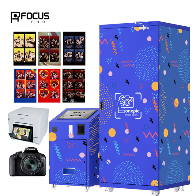 JLJ LED Light IPad Photo Booth Shell Stand Portable Photo Booth Kiosk Selfie Photo Booth 360 Degree Photobooth