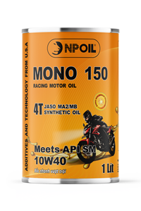Aceite de motor NPOIL MONO 150 10W40 0,8L 1L Aceite para motor / MCO / Aceite para motocicleta Aceite base y aditivos premium - Product Image 2