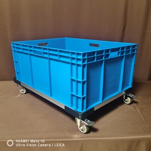 Carrello da Magazzino Personalizzato di Varie <span class=keywords><strong>Dimensioni</strong></span> con 4 Ruote Girevoli, Carrello <span class=keywords><strong>a</strong></span> <span class=keywords><strong>Mano</strong></span> per Trasporto - Product Image 6