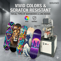 Machine de presse à chaud industrielle pour skateboard, prix usine, tension personnalisée, imprimante à rouleaux pour skateboard, fabricant