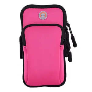 Borsa per cellulare sportiva da donna di vendita calda borsa per telefono sportiva da braccio in Neoprene da corsa a mano per borsa da corsa per telefono da braccio da uomo