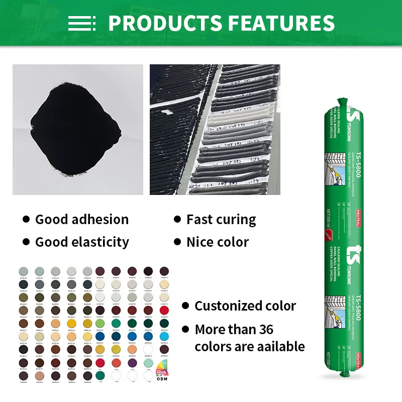 TS-5800-зеленый противообрастающий силиконовый клей для домашнего улучшения