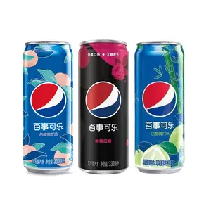 330Ml Canned Baverages Cold Drink Pepsis Soft Drinks Sugar-Free Cola Wholesale