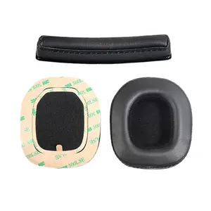 Logitech Astro A10 A20 A40 A50 Ear Pads Protein Couro Ear Covers para Logitech Game Headphone Earpad