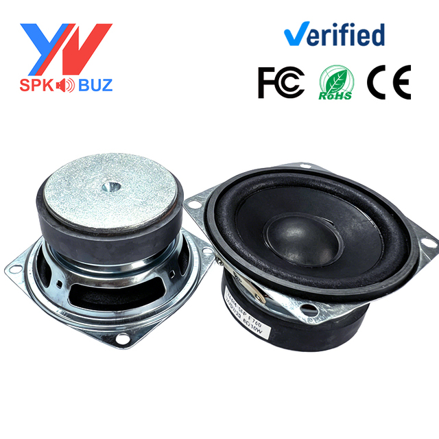 Hi-Fi 66mm 2.6" 8Ohm 10W Paper Film Full Range Speaker Magnetic Multimedia Speaker Driver for Bluetooth Speaker Computer Audio