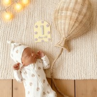 Jeu de cartes personnalisées Record Positive Affirmation Arch Milestone Baby Cards Deck Card Set Pregnancy Gift For Babies