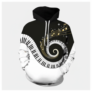 เสื้อฮู้ดผ้าฝ้ายเทอร์รี่โอเวอร์ไซส์สำหรับผู้ชายเสื้อผ้าแนวสตรีทขนแกะหนาเปิดไหล่ถักแบบเรียบพิมพ์ลาย - Product Image 1