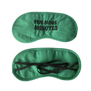 Masque pour les yeux en coton personnalisé avec logo brodé Beckon et masque de sommeil de marque pour les voyages en avion, les hôtels et les siestes au bureau - Product Image 1