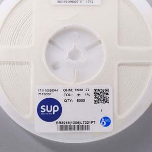 Whole Sale RR3216 1206L7321FT 1206 3216 Resistors Chip Resistors SMD Resistors 7.32Kohm 1% 1/4W Thick Film Resistor - Product Image 1