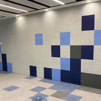 2022 panneaux acoustiques insonorisés muraux modernes PET 100% déflecteur acoustique en fibre de polyester ABS panneau d'amortisseur acoustique son mural