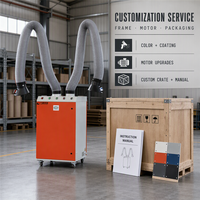 Nouvel extracteur de fumées de soudage industriel avec bras flexible, conception mobile, haute efficacité
