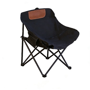 Silla Ergonómica Ancha <span class=keywords><strong>Beige</strong></span> Tipo Luna, Plegable y Portátil para Camping, con Soporte Lumbar, Bolsillo Lateral de Malla, Mueble Ecológico para Exteriores - Product Image 2