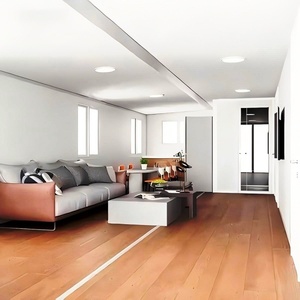 Conteneur mobile préfabriqué en acier de 36 m (20 pieds) préinstallé, extensible, 2 à 4 chambres, design moderne pour usage hôtelier - Product Image 3