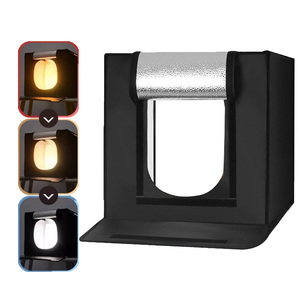 <span class=keywords><strong>Mini</strong></span> Studio Fotografico <span class=keywords><strong>LED</strong></span> 40cm, Softbox Quadrato con Sfondi in PVC, Kit Tenda per <span class=keywords><strong>Mini</strong></span> Servizi Fotografici e Video - Product Image 3