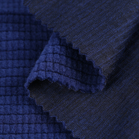 Fertigen Sie benutzer definierte Farbe Plain Dyed Mini Grid Jacquard Jacke Micro Polar Fleece Polyester Polar Fleece Stoff