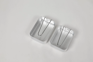 Ensemble de boîte à lunch tactique de style britannique, 2 pièces, 380g, aluminium, camping, rangement, 2 pièces - Product Image 2