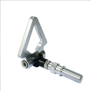 YH1859 yeni durum alüminyum yarış çeki kancası üçgen yüzük ön ve arka römork parçaları Hitch kilidi ile - Product Image 4