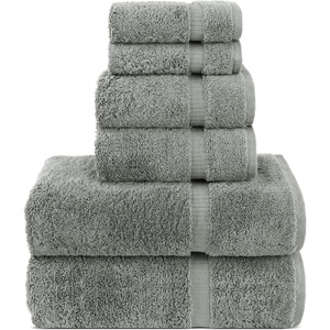 Serviettes de bain pour adultes en coton 100% tissé, couleur unie, luxe, 70x140cm, ensemble pour usage hôtelier - Product Image 1
