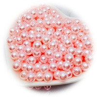 Perles acryliques lisses et polies de haute qualité, de 4 à 16 mm, perles rondes en plastique pour la fabrication de bijoux