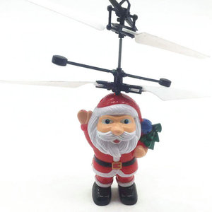 Juguete Volador de Santa Claus, Helicóptero de Inducción, Regalo Animado de Navidad - Product Image 4