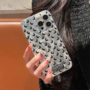 Cover Luxury Black Moon Case <b>for</b> iPhone 11 12 Pro 13 14 15 16 Pro Max X XR XS Max 7 8 16 Plus SE2 Fundas Shockproof Soft Cover - Product Image 5