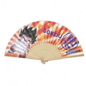 Abanicos Plegables de Bambú y Poliéster para Sublimación, Abanico de Mano Plegable de Tela de Bambú, Abanico de Mano Plegable con Sonido - Product Image 2