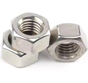 High Quality Smooth And Burr-Free Stainless Steel Hexagonal Nuts Factory Price - Product Image 1