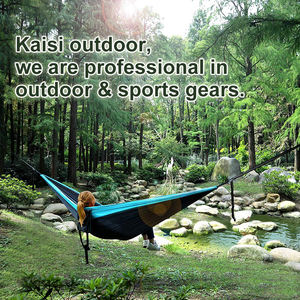 <span class=keywords><strong>Hamac</strong></span> de camping double pour 2 <span class=keywords><strong>personnes</strong></span>, loisirs de plein air, ultraléger, 450 lb - Product Image 6