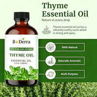 Huile essentielle de thym biologique pour la croissance des cheveux - Extrait de feuilles de Thymus vulgaris 100% pur et naturel |   Qualité thérapeutique, en vrac 1 kg