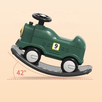 Jouet en plastique multifonction 2 en 1 pour enfants, Train, équitation, cheval à bascule, véhicule, vente en gros