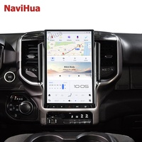 Navihua Nouveau design Android 13 Écran vertical Tesla 14,4 pouces Lecteur multimédia stéréo automobile pour Dodge RAM 2019-2022